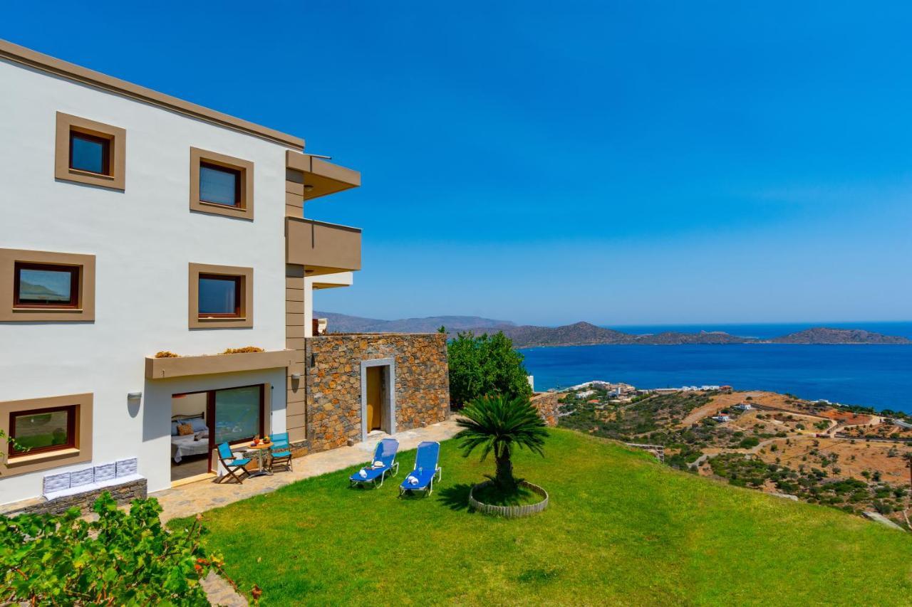 Aggeliki Stunning Elounda View Apartment Bagian luar foto