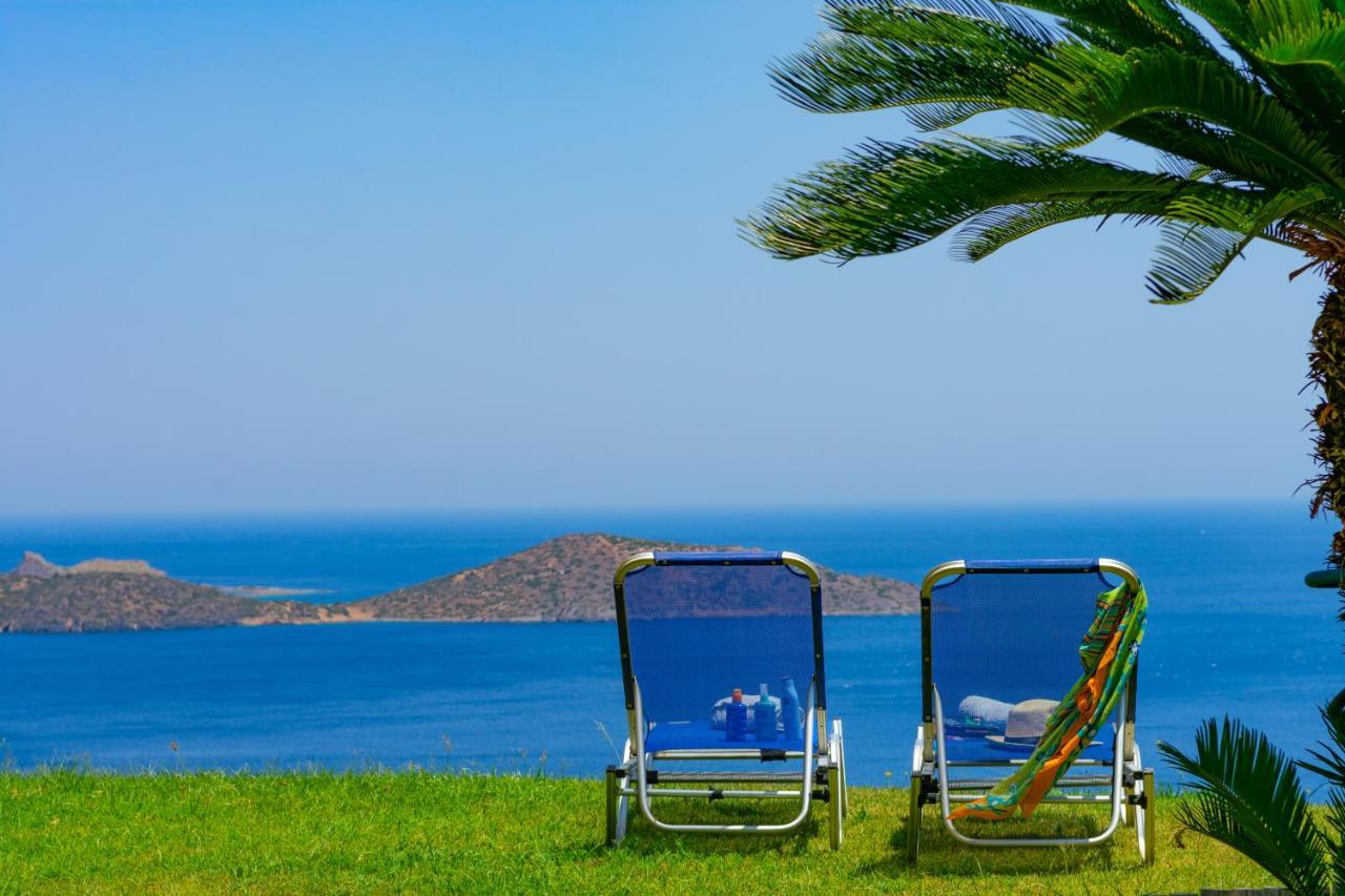 Aggeliki Stunning Elounda View Apartment Bagian luar foto