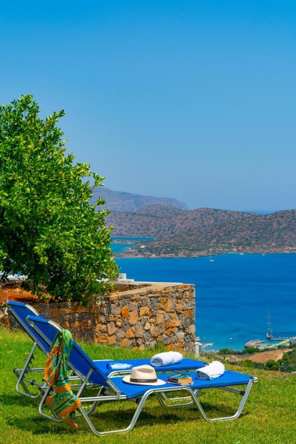 Aggeliki Stunning Elounda View Apartment Bagian luar foto