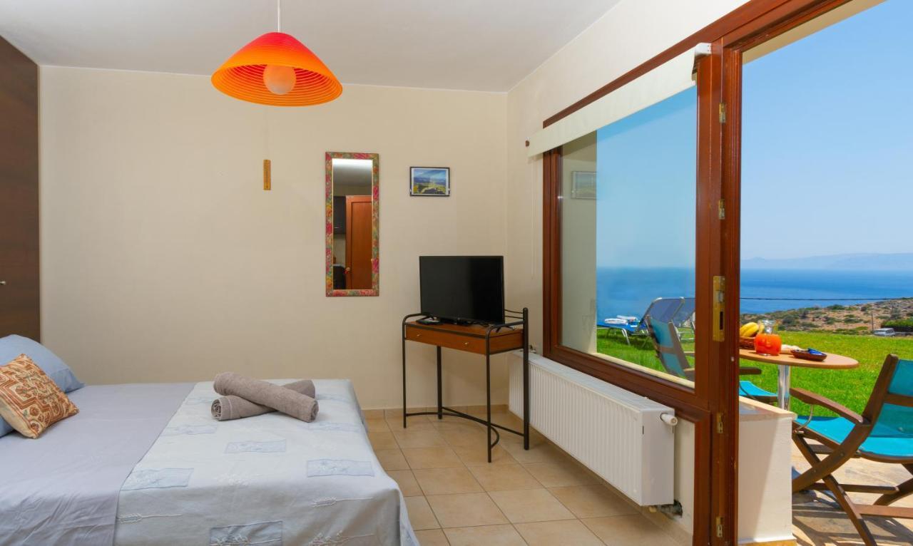 Aggeliki Stunning Elounda View Apartment Bagian luar foto