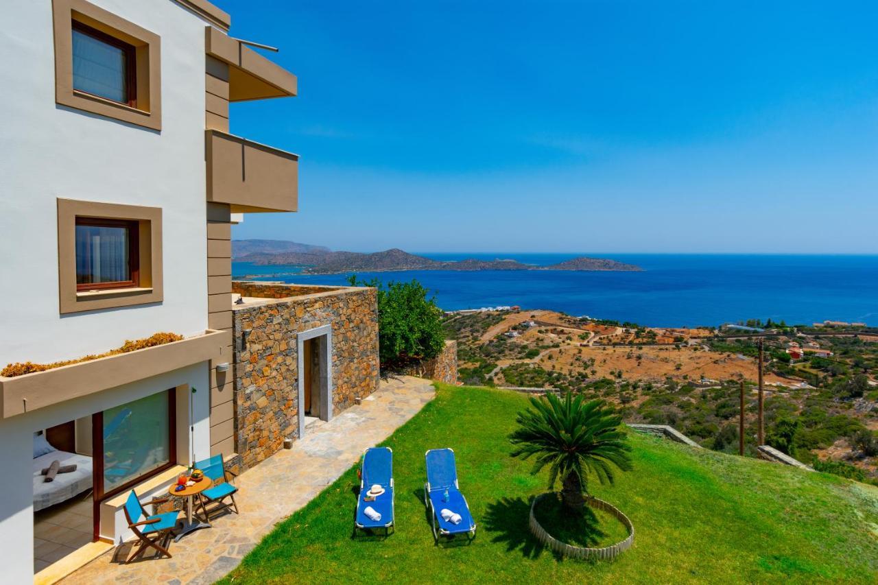 Aggeliki Stunning Elounda View Apartment Bagian luar foto