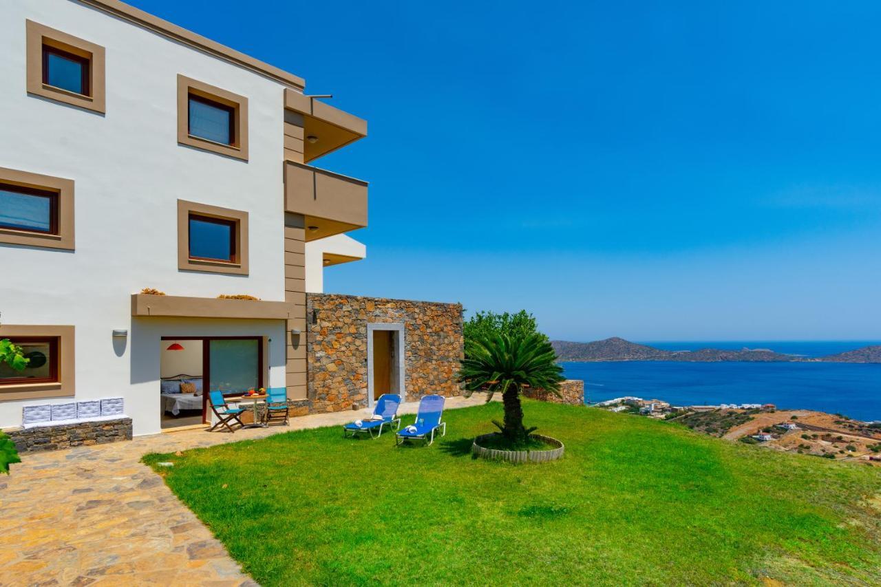 Aggeliki Stunning Elounda View Apartment Bagian luar foto
